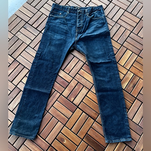 Zanerobe Dark Blue Men's Jeans - Low Blow Denim - Picture 2 of 10